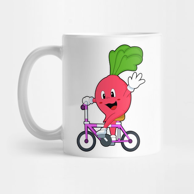 Radish with Bicycle by Markus Schnabel